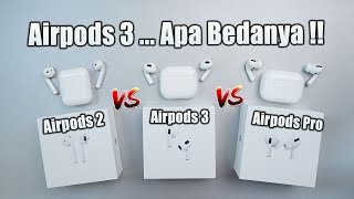 Jangan Salah Pilih Review Airpods 3 vs Airpods Pro Indonesia [upl. by Niahs]