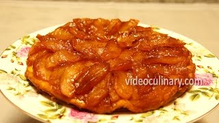 Tarte Tatin  Classic French Apple Cake Recipe [upl. by Hilel]