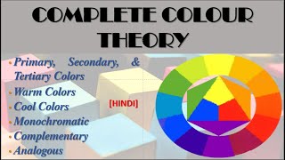 Colour Theory  Analogous colour Complementary Colours Hue Tint Shade Warm amp Cool Colours [upl. by Ayhay]