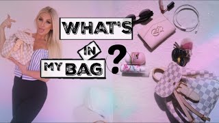 WHATS IN MY BAG QUEST CE QUIL YA DANS MON SAC LV   JUSTINE FRANCOTTE [upl. by Temp433]