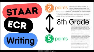 STAAR 8th grade ECR Analysis Unveiling the Key Differences in 2 vs 5 Point Responses [upl. by Phillada]