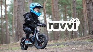 REVVI 12quot KIDS ELECTRIC BIKE PROMO VIDEO  12quot ELECTRIC BALANCE BIKE [upl. by Quintin]