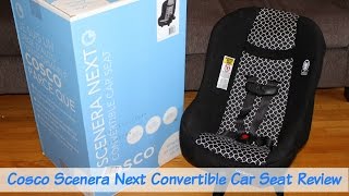 Cosco Scenera Next Convertible Car Seat Review [upl. by Guillemette]