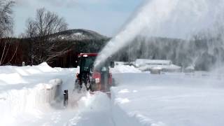 Kubota Grand L 6060 with Front Snow Blower [upl. by Greggory]