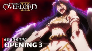 Overlord  Opening 3 【VORACITY】 4K 60FPS Creditless  CC [upl. by Sipple]