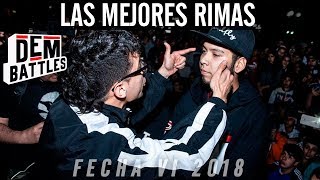 Las MEJORES RIMAS de la DEM BATTLES 🇨🇱 – FECHA VI 2018 [upl. by Chara]