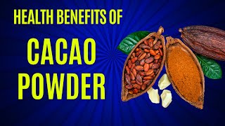 Cacao Powder Health Benefits  cacao powder recipes  cacao powder for weight loss [upl. by Jade]