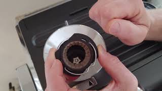 How to remove and clean the grinder on your DeLonghi EC9335 la specialista [upl. by Mercer]