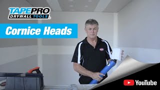 Using the Tapepro Cornice Heads [upl. by Tezil]