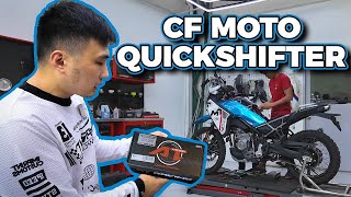 Quickshifter Install CF Moto 450MT  Is It Worth It [upl. by Yreva]