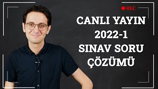 fuathocanet  SGS 20221 Sınav Soru Çözümü  CANLI [upl. by Brittany431]