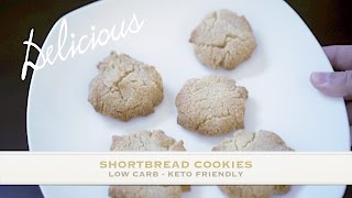 Shortbread Cookies Recipe  Keto  Low Carb 4K [upl. by Melda]