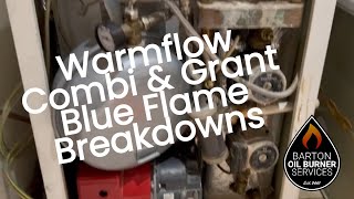 Warmflow Combi and Grant Blue Flame Oil Boiler Breakdowns [upl. by Delfeena250]