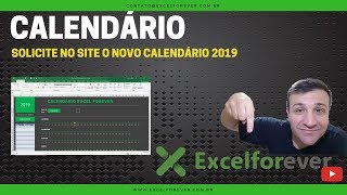 Planilha calendário Excelforever [upl. by Illa704]