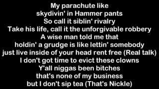 Eminem  Detroit Vs Everybody  Lyrics On Screen HD [upl. by Madriene]