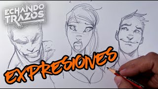 Dibujando expresiones para tus cómics o manga [upl. by Seth]