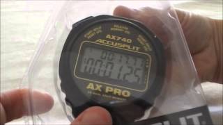 Accusplit AX740 Stopwatch [upl. by Aissirac]