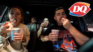 New Zealand Family Try Dairy Queen Blizzard for the first time [upl. by Granlund]