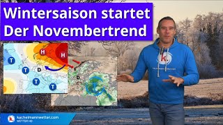 Wintersaison startet  der erste Novemberwettertrend [upl. by Finnie]