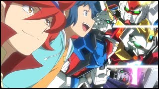 Gundam Build Fighters Try OP 2  Just Fly Away [upl. by Sidman]