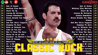 Classic Rock Music  Top 100 Best Classic Rock Of All Time🔥GNRNirvana Queen U2 ACDC Bon Jovi [upl. by Regnij]