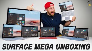 💻 Surface Mega Unboxing Všechny počítače Microsoft Surface v jednom videu  WRTECH 4K [upl. by Ramoh388]