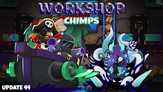 EASY Workshop CHIMPS Black Border Guide Super Pirate with New Buffs BTD6 [upl. by Nihhi]