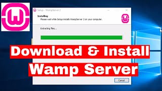 Wamp server installation on windows 10  Wamp Server Download  RajTech [upl. by Cirederf372]