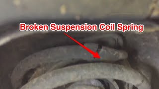 HAS MY CAR GOT A BROKEN SUSPENSION SPRING [upl. by Fulvi]