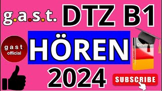 Hören 2024 B1 Prüfung Übungssatz  TELC DTZ 2024 TEST [upl. by Boeschen]