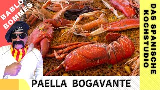 Paella de bogavante  Paella mit Hummer und Meeresfrüchte 🦞 [upl. by Justinn636]