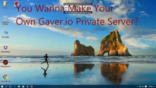 How To Make Gaverio Private Server [upl. by Obeng]