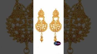 Gold earrings design new model 2024 [upl. by Gatias319]