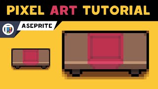 Pixel Art Table Tutorial  Aseprite  Libresprite [upl. by Oicaro752]