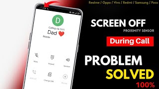 Screen Off During Call  Proximity Sensor Problem Solved  Call Screen Off Problem [upl. by Livi]