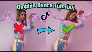 How to Dolphin Dance TikTok Tutorial EASY [upl. by Rhu521]