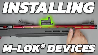 Installing MLOK Devices To The Spitfire Lightweight Barrel For Ruger 1022 [upl. by Bradney]