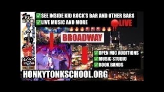 NASHVILLE TN BROADWAY FRIDAY NIGHT DOWNTOWN LIVE 91324 KID ROCKS BAR AND MORE [upl. by Nylareg]