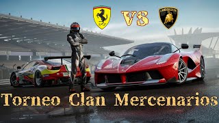 Forza Motorsport  Ferrari VS Lamborghini  Mugello  Clan Mercenarios [upl. by Rolandson]