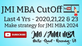 JMI MBA Category wise Cutoff  Last 4 years Jamia MBA Full Time Cutoff of Jamia Millia Islamia Univ [upl. by Vivyanne]