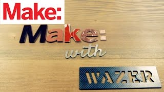 Wazer Desktop Waterjet Cutting [upl. by Yras]