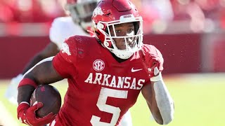 Arkansas Football Live Stream RAHEIM quotRocketquot SANDERS Concern  JAHEIM THOMAS Breakout [upl. by Conan906]