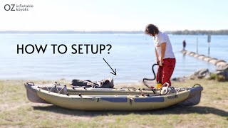 How to Setup the StraitEdge Angler Pro Kayak from Advanced Elements [upl. by Milman626]