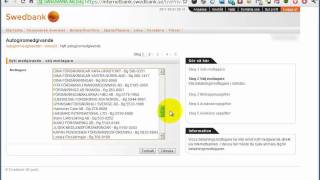 Anmäl autogiro med Swedbank [upl. by Sirac]