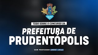 CONCURSO PREFEITURA DE PRUDENTÓPOLISPR  PLANEJAMENTO DE ESTUDOS [upl. by Silvana]