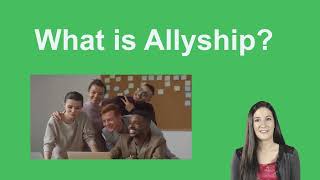 What is Allyship How to make allies at work [upl. by Atinrahc206]