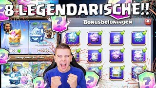 8 NIEUWE LEGENDARY IN LAATSTE CHEST OPENING CLASH ROYALE NEDERLANDS [upl. by Mohandas145]