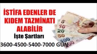 3600450054007000 GÜNDEN KIDEM TAZMİNATI ALMAK [upl. by Magbie]