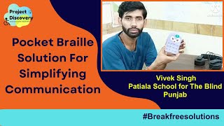 The Pocket Braille Solution For Simplifying Communication  Breakfreesolutions [upl. by Huggins]