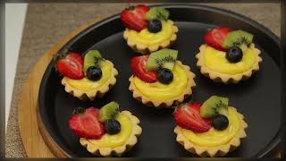 Fruit Tart│How To Make Tart Shells│Tart Crust│Perfect Tart│Tart Shells Recipe│Homemade Tart Shells│ [upl. by Gorrian]